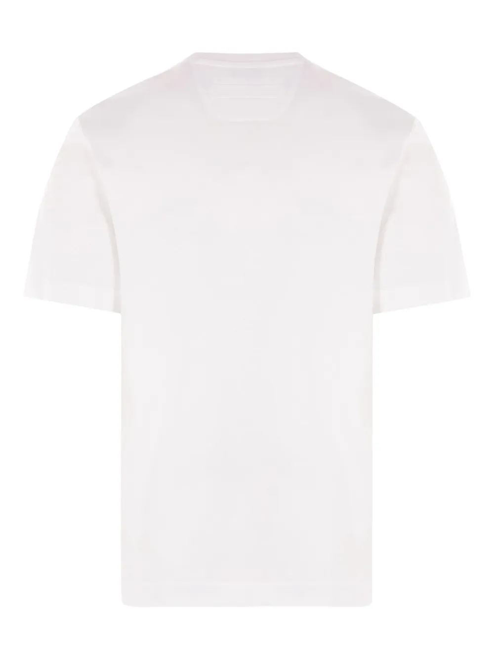 Zegna Katoenen T-shirt met geborduurd logo - Wit