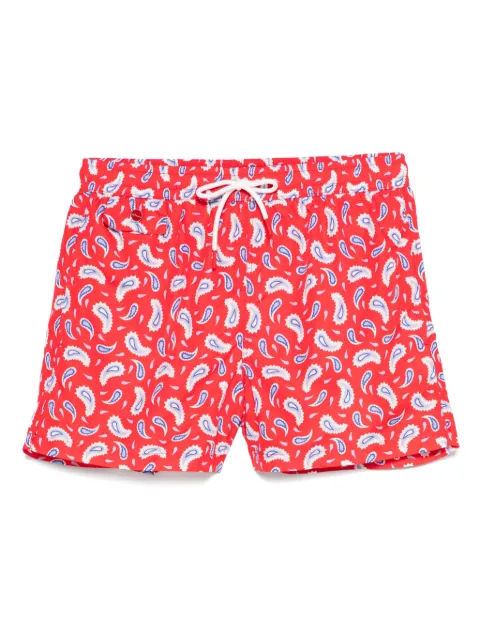 Kiton paisley-print swim shorts