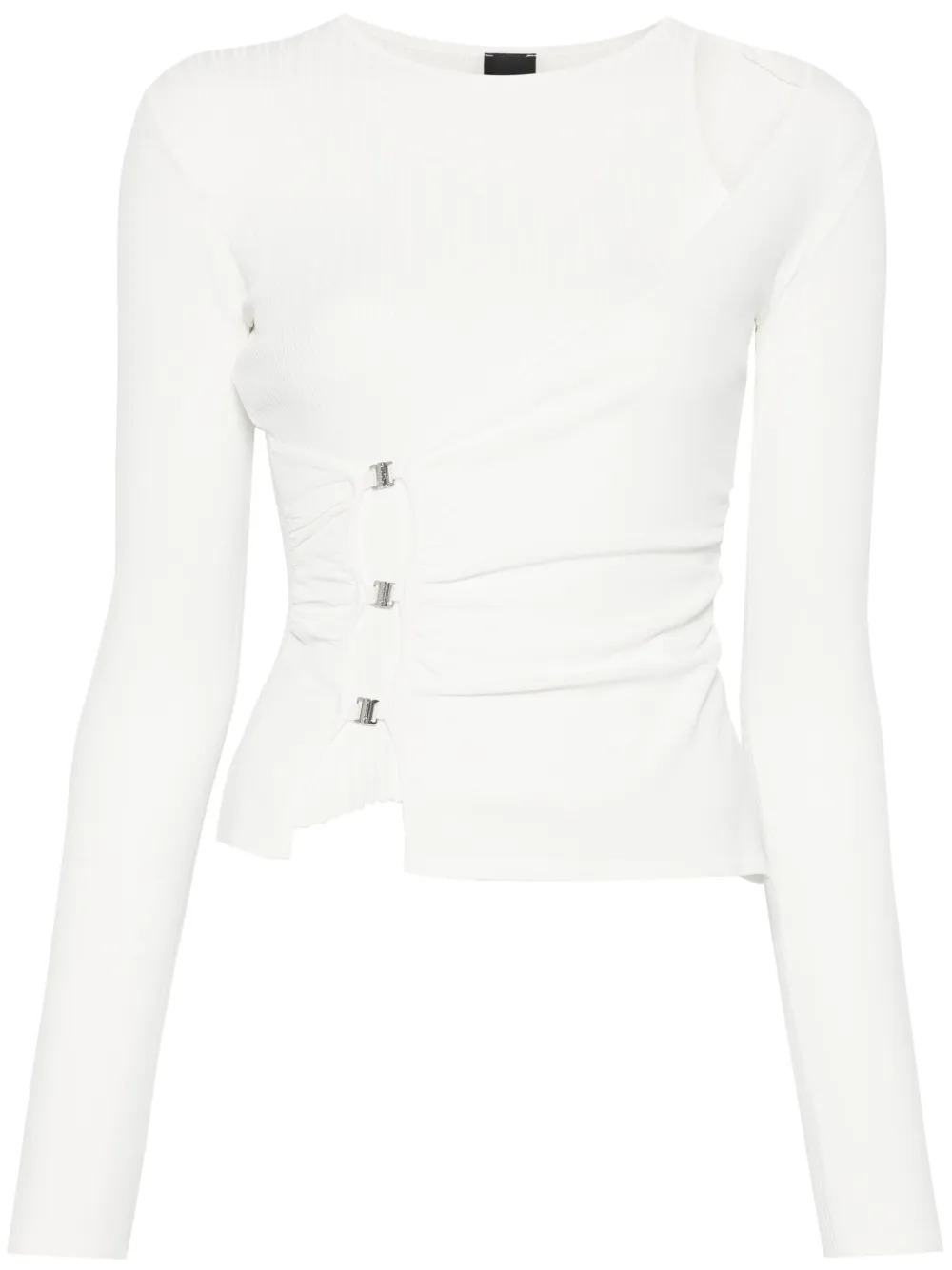 Shop Pinko Asymmetric Top In White