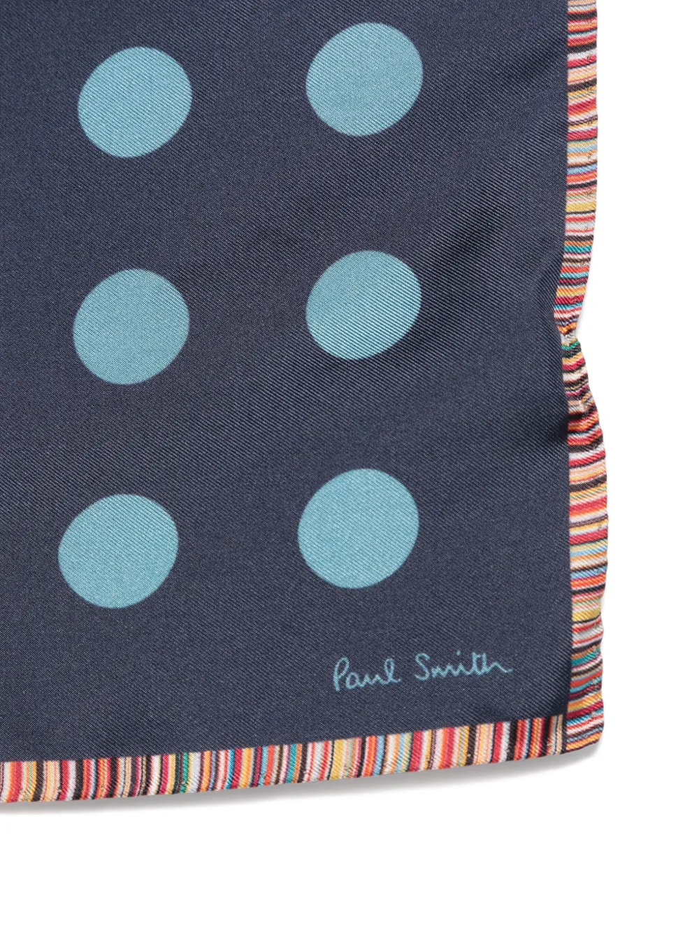 paulsmith Paul Smith Zakdoek met stippen - Blauw
