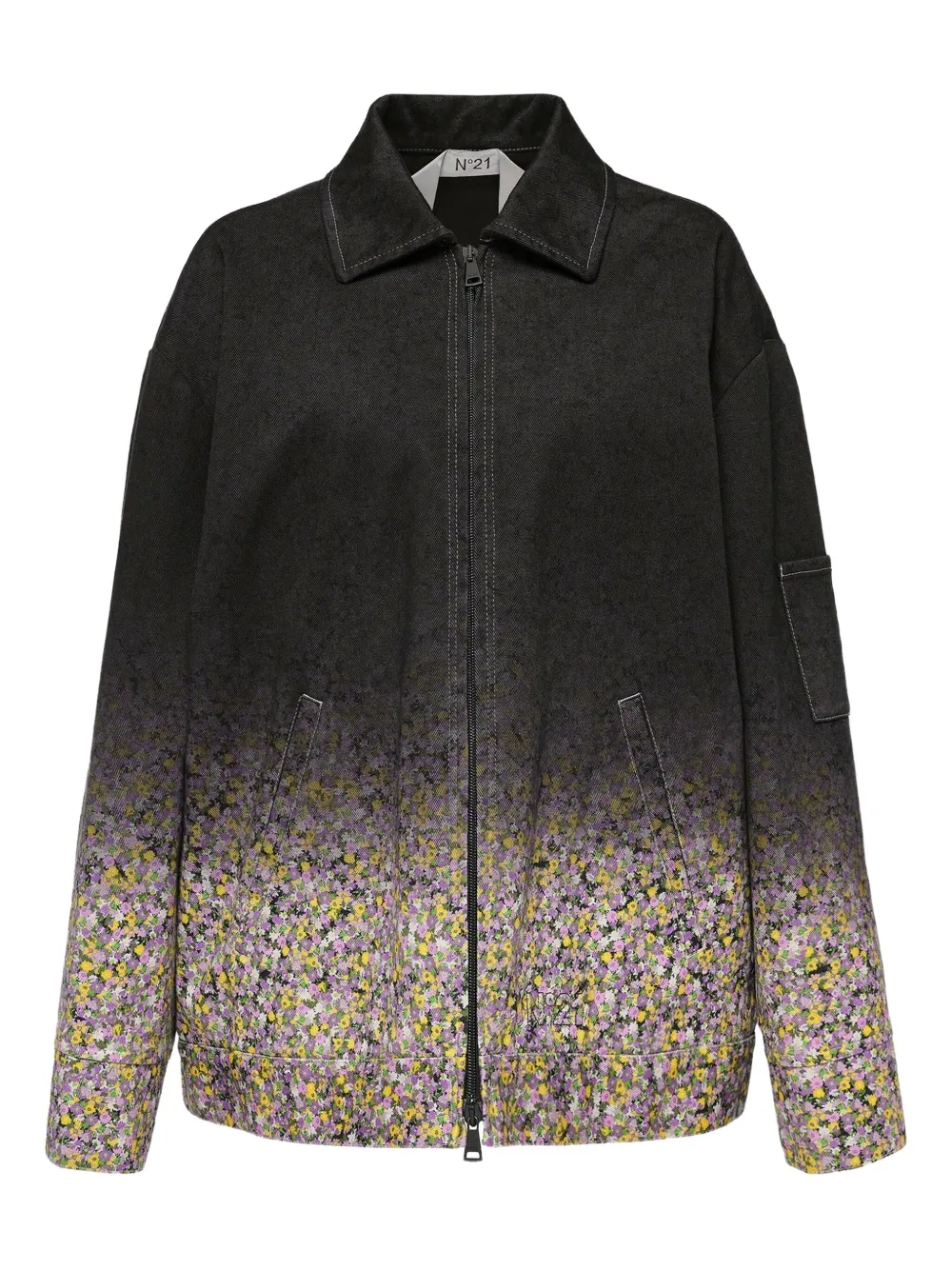 Nº21 ombré floral-print jacket