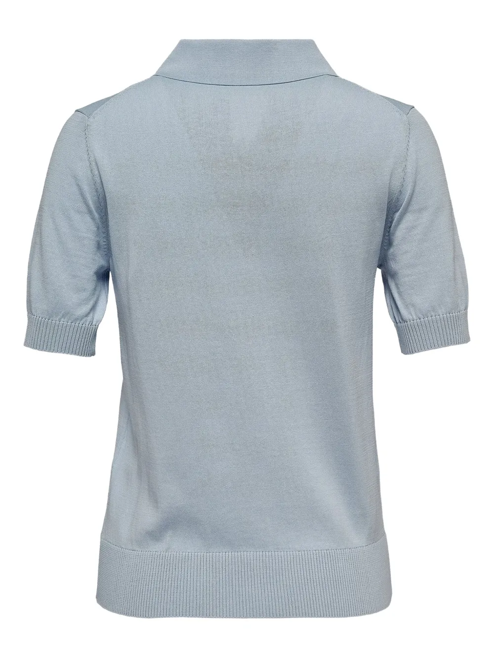 Nº21 Polotop met verfraaide knoop - Blauw