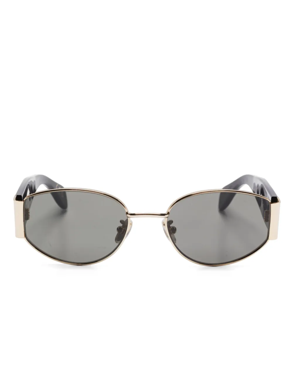 Retrosuperfuture oval-frame sunglases | Black | Image 1