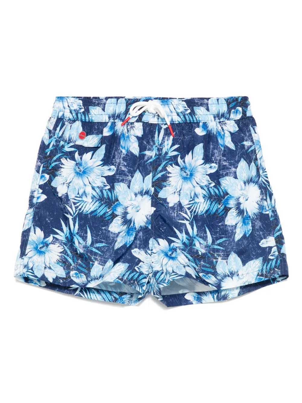 Kiton short de bain à fleurs | bleu | Image 1
