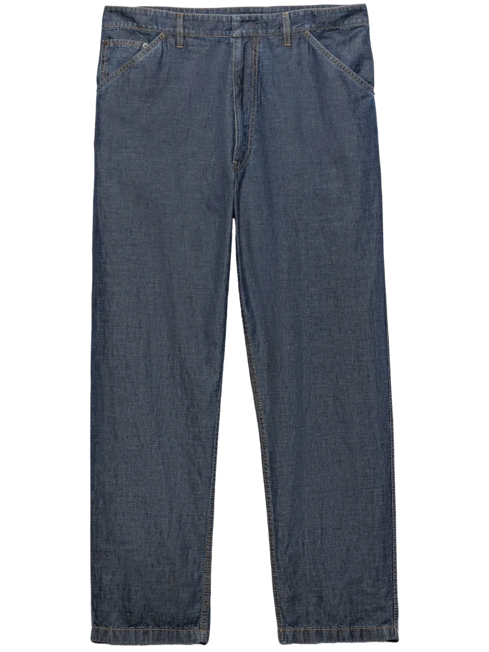 Prada Chambray broek Blauw