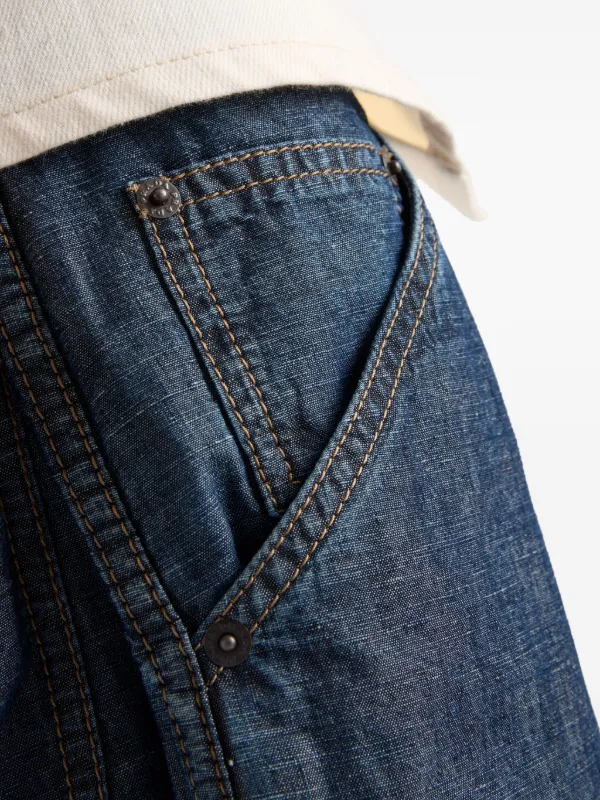 Prada シャンブレーパンツ | ブルー | FARFETCH JP