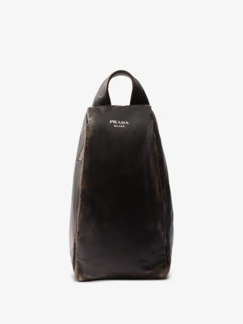 Prada leather backpack