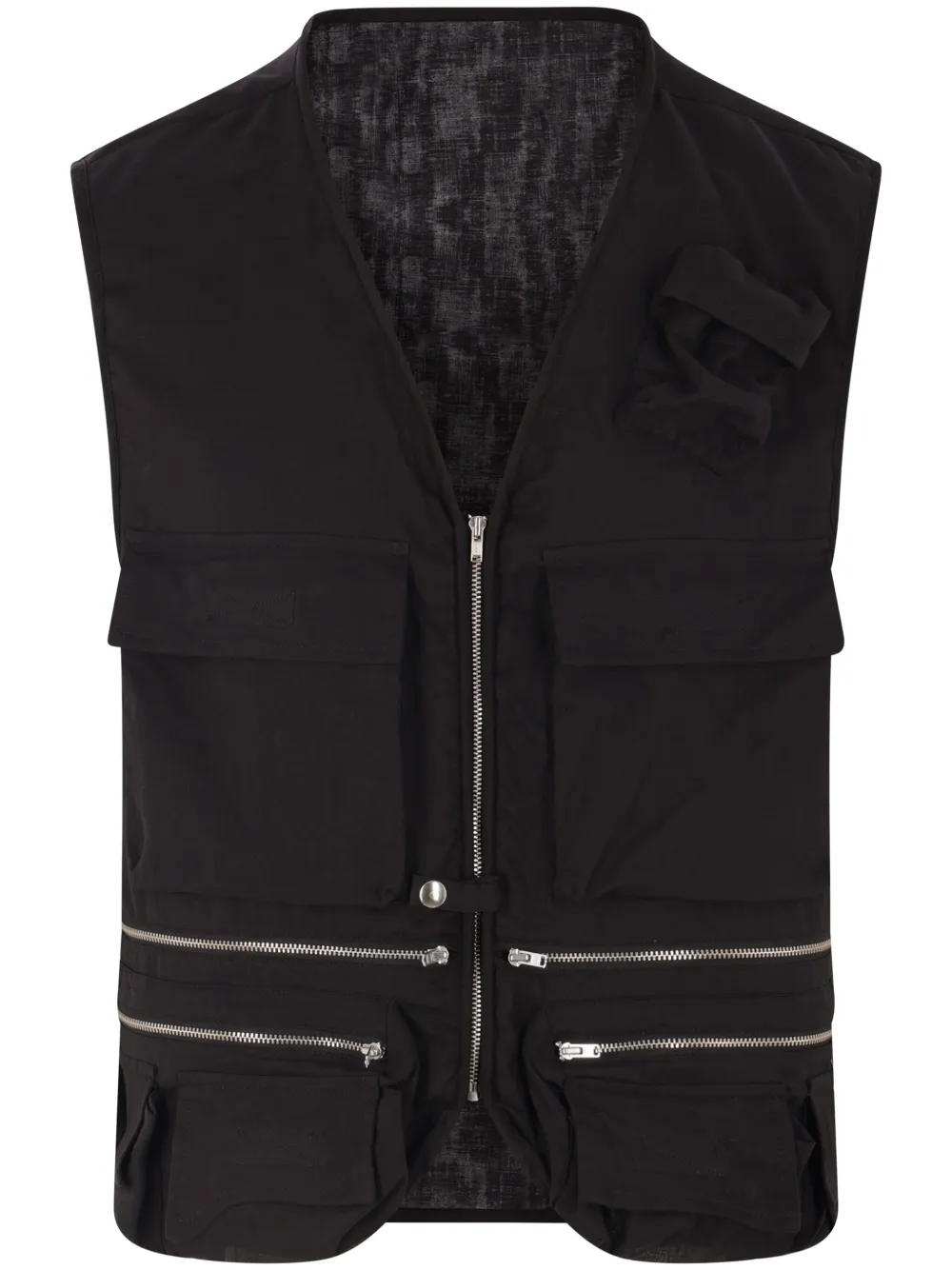 Magliano zip-up vest | Black | Image 1