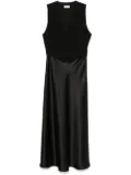 LIU JO waistcoat-detail maxi dress - Black