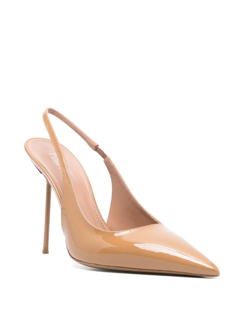 Paris Texas 105mm Lidia slingback pumps - Beige