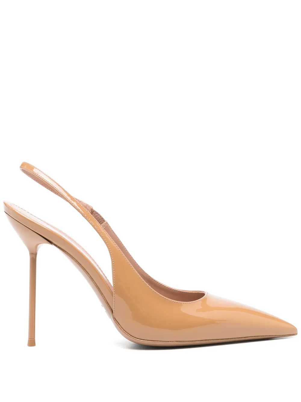 Paris Texas 105mm Lidia slingback pumps Neutrals