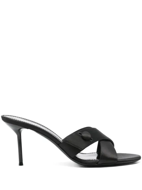 Paris Texas 80mm satin mules PX1575XTSAT - 0