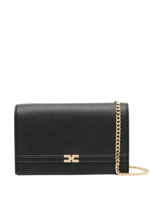 Elisabetta Franchi bolsa de mano con placa del logo