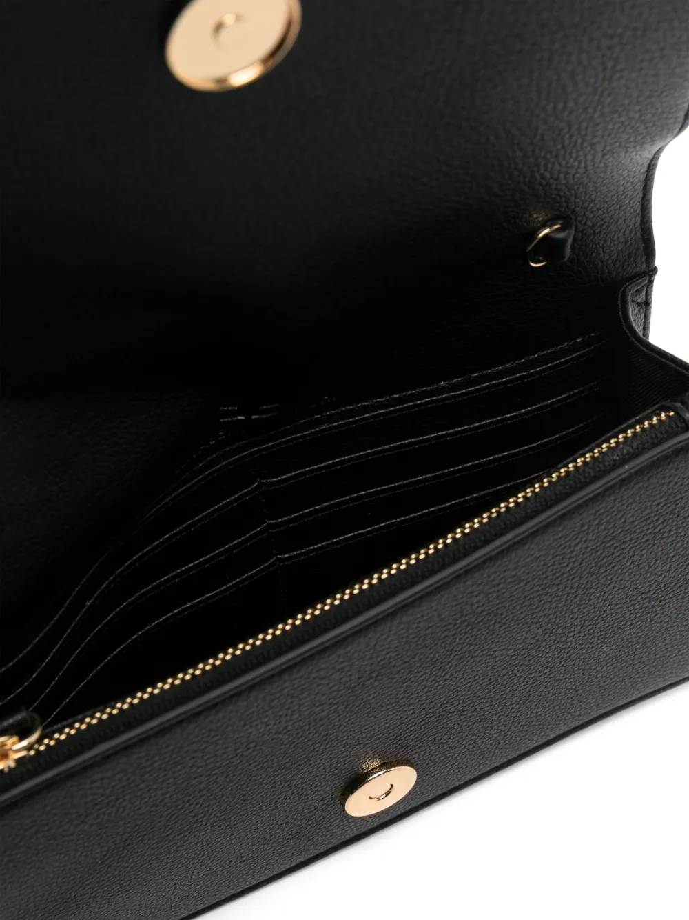 Elisabetta Franchi Clutch met logoplakkaat Zwart