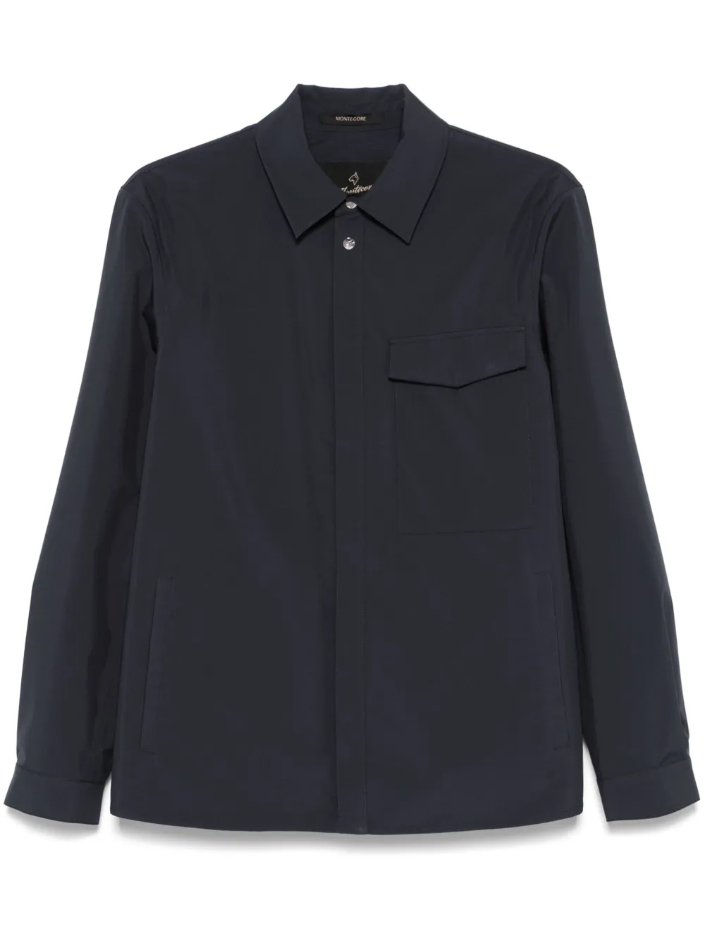 Montecore classic-collar shirt jacket | Blue | Image 1