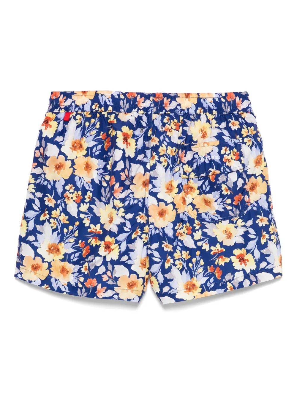 KITON FLORAL-PRINT SWIM SHORTS