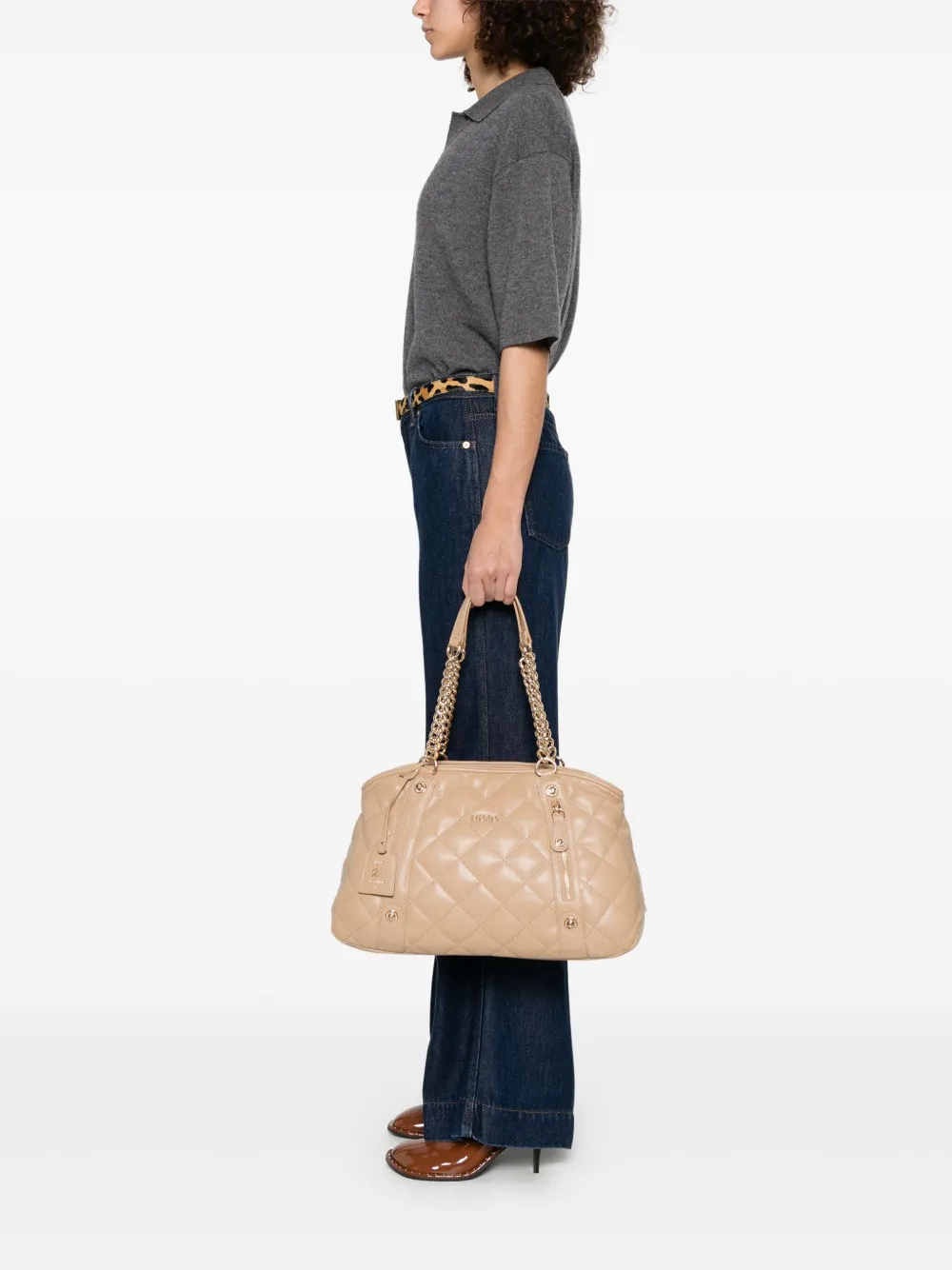LIU JO Medium Kate shopper - Beige