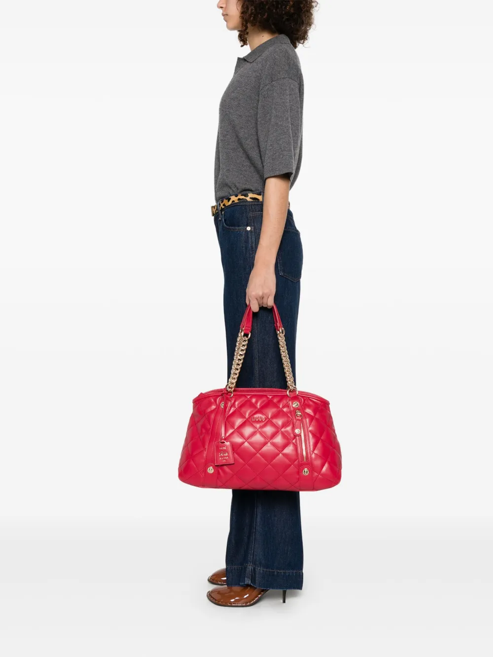 LIU JO Kate medium shopper - Rood