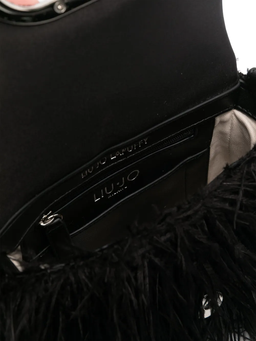 LIU JO Kleine La Puffy crossbodytas Zwart