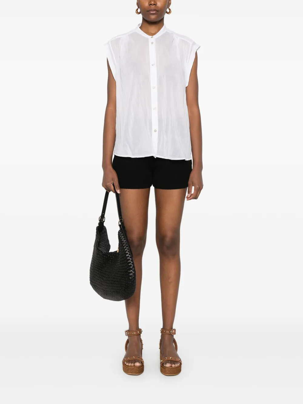 forteforte Forte Forte Blouse met korte mouwen - Wit