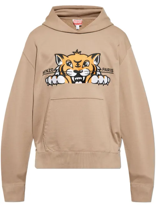 Hoodie Happy Tiger - Kenzo - Modalova