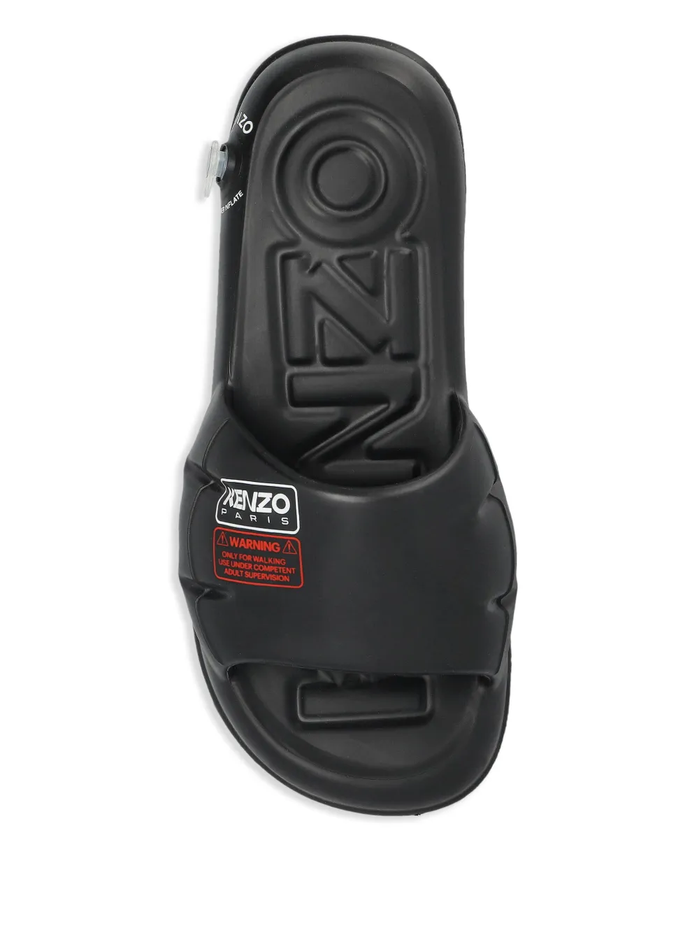 Kenzo logo-print slides Black