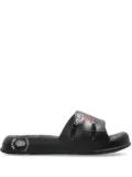 Kenzo logo-print slides - Black