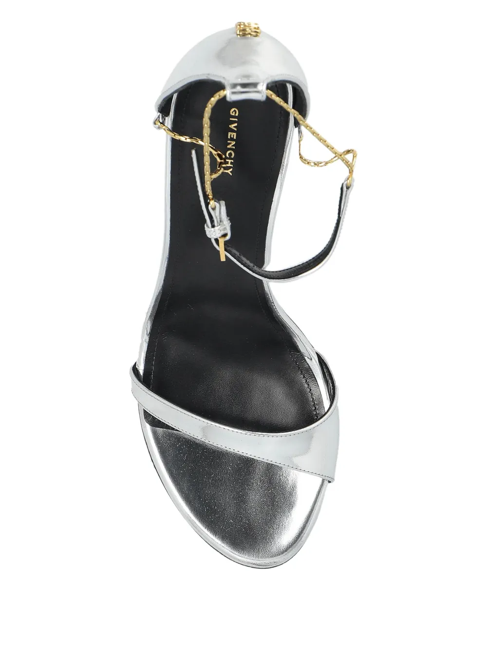 Givenchy 95mm Liquid sandals Silver