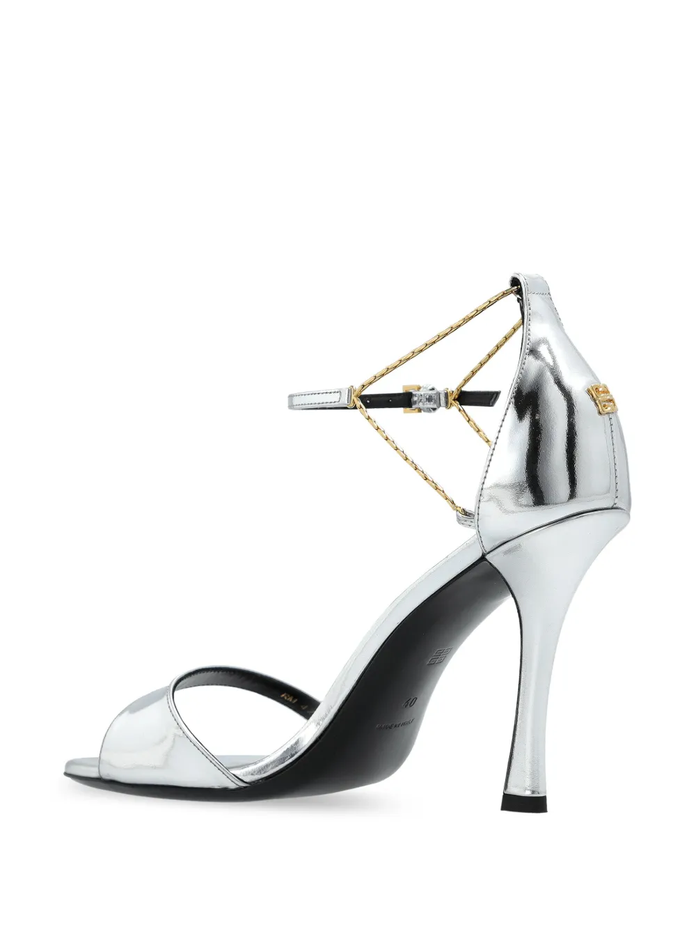 Givenchy 95mm Liquid sandals Silver