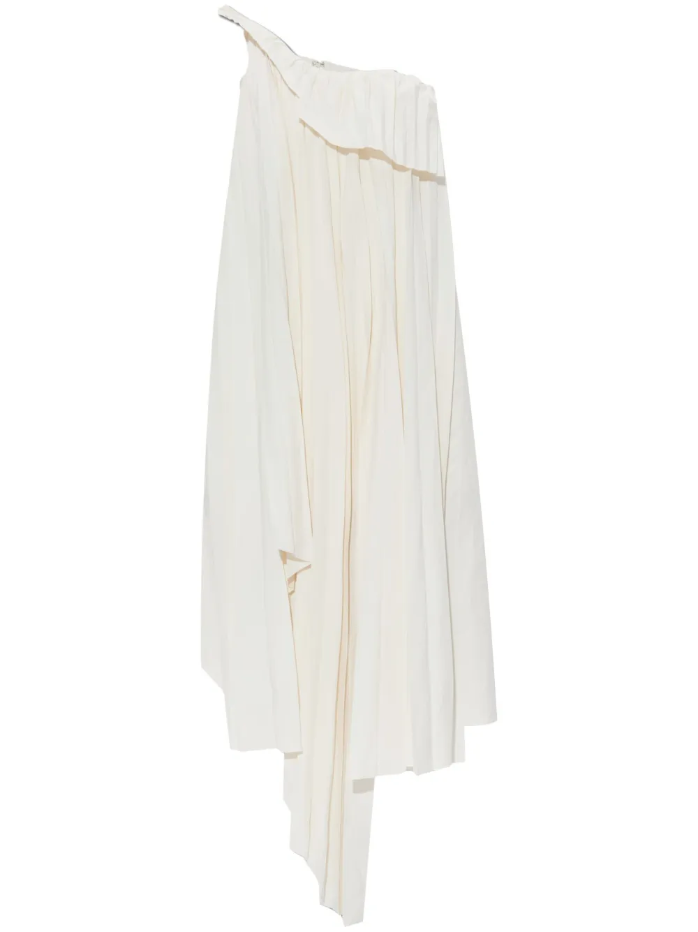 Alexander McQueen asymmetric midi dress | Neutrals | Image 1