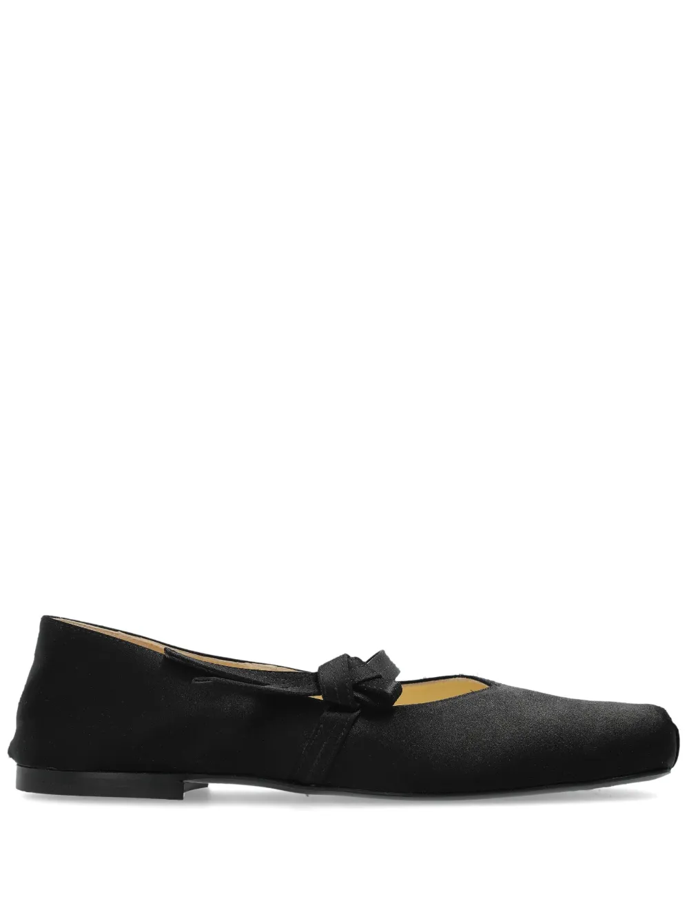 Kenzo leather ballerina shoes Black