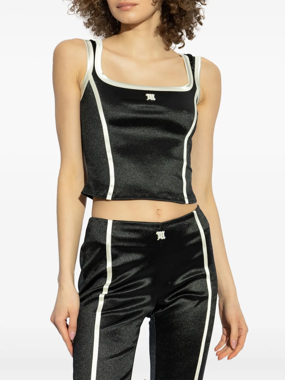 MISBHV Satijnen tanktop Zwart