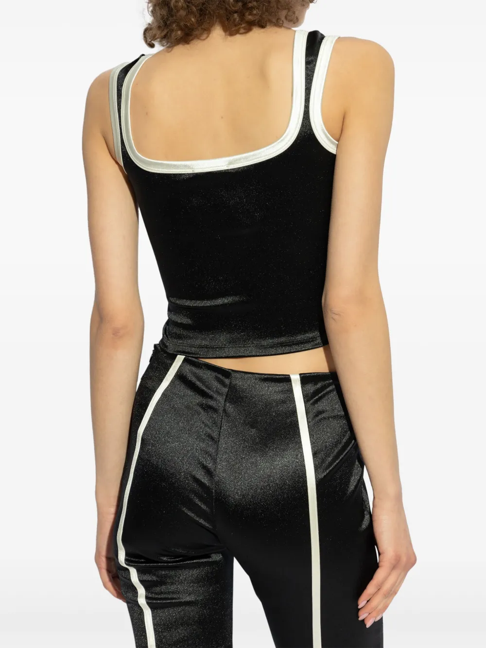 MISBHV Satijnen tanktop Zwart