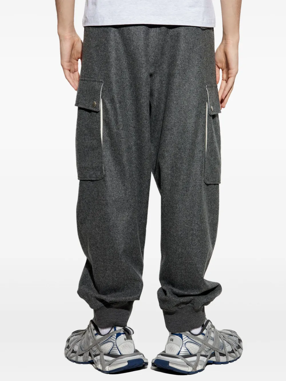 Givenchy Wollen cargo broek Grijs