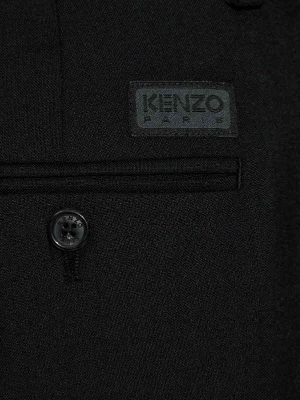 Kenzo Wool Trousers | Black | FARFETCH