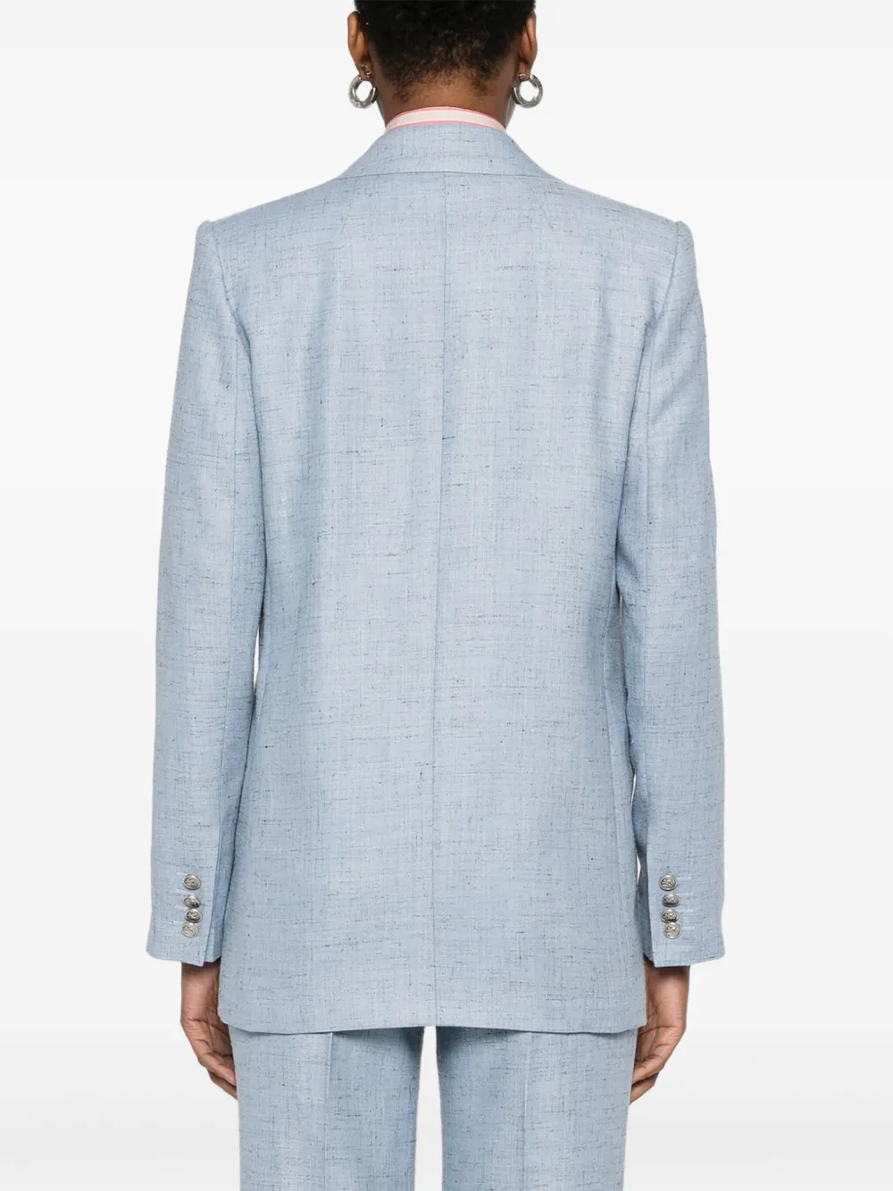 ETRO Blazer met spikkels Blauw