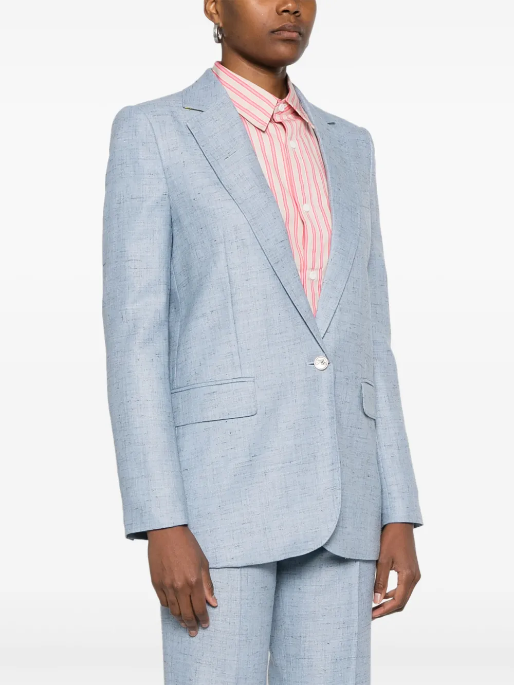 ETRO Blazer met spikkels Blauw