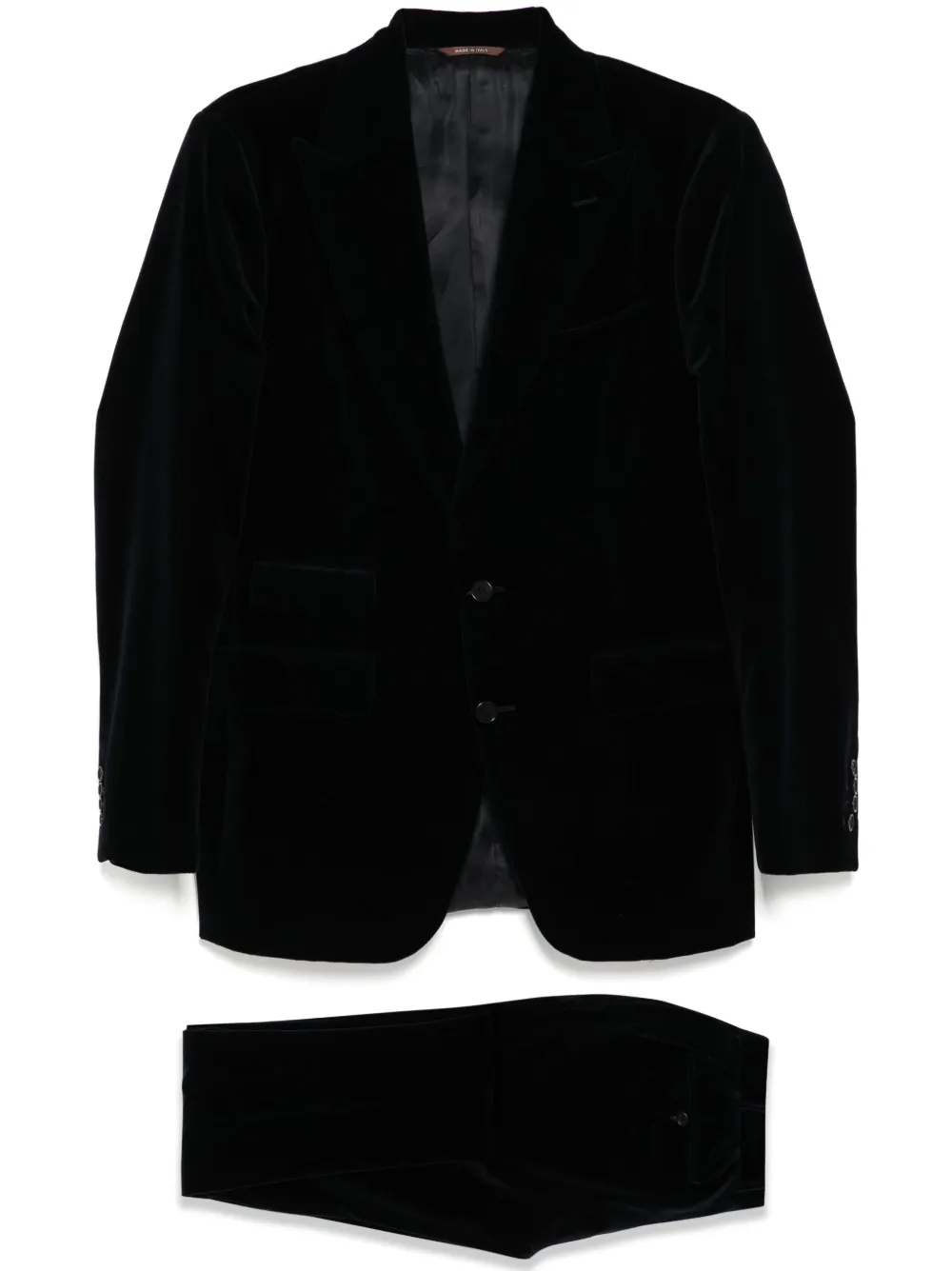 Canali ベルテッド スーツ - ブラック Canali ベルテッド スーツ - ブラック