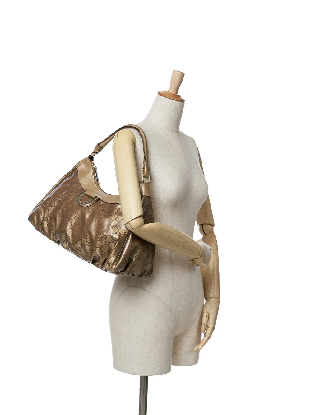 Gucci Pre-Owned 2000-2015 GG Crystal Abbey D Ring shoulder bag - Bruin