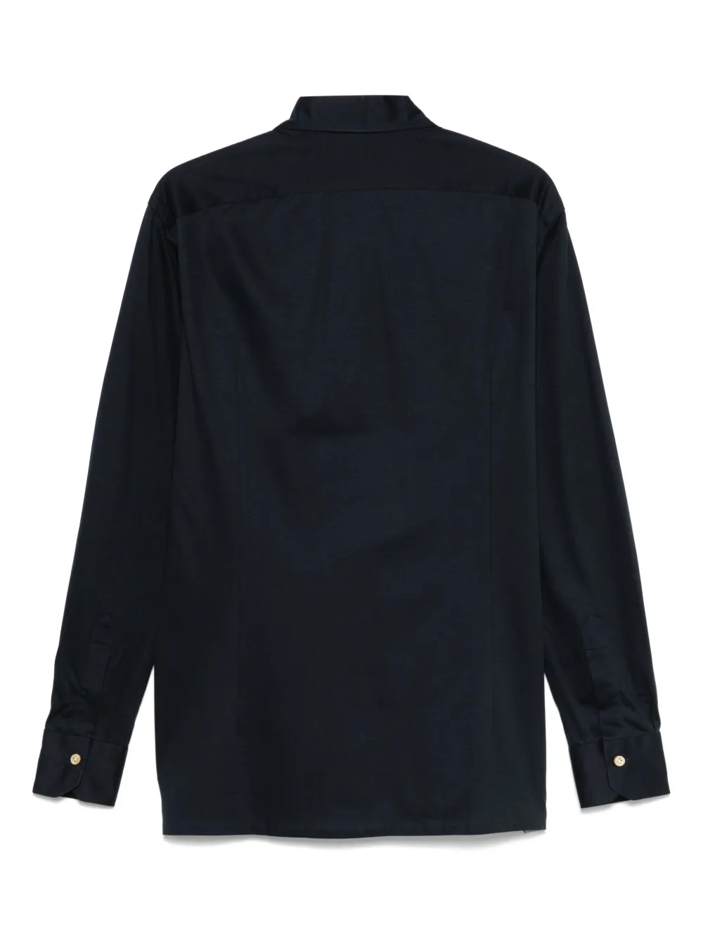 Kiton Katoenen overhemd - Blauw