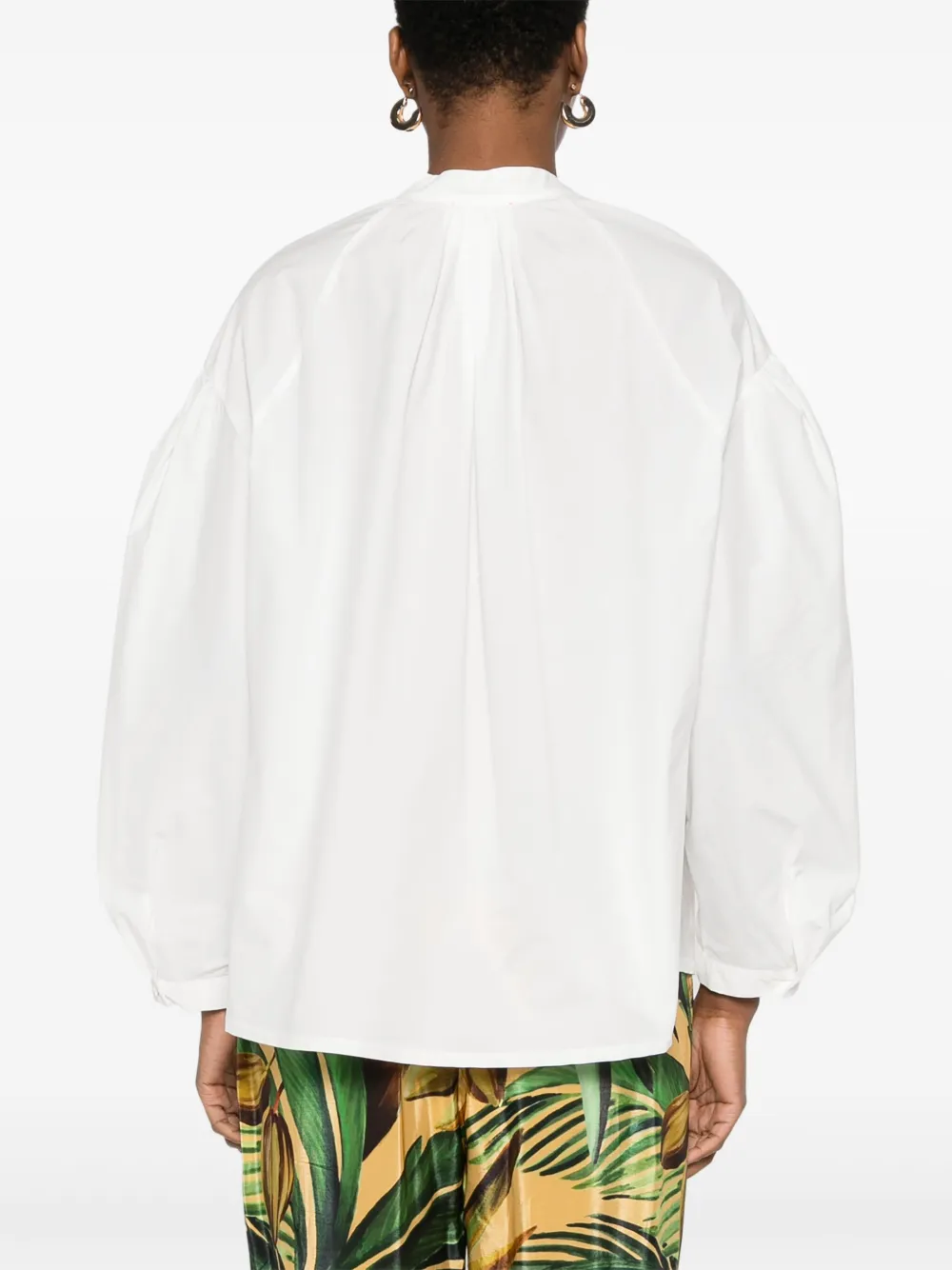 Forte Katoenen blouse Wit