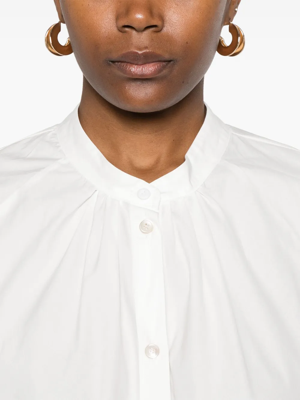 Forte Katoenen blouse Wit