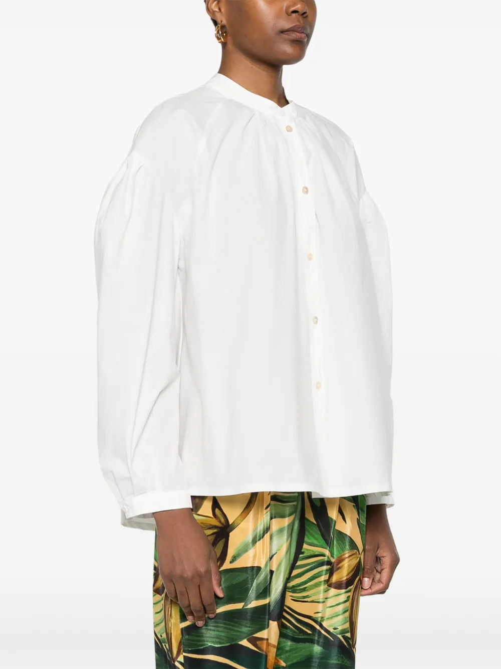 Forte Katoenen blouse Wit