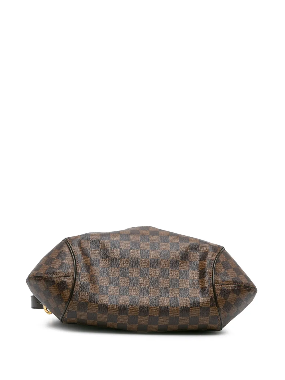 Pre-owned Louis Vuitton 2009 Damier Ebene Sistina Mm Shoulder Bag In Brown