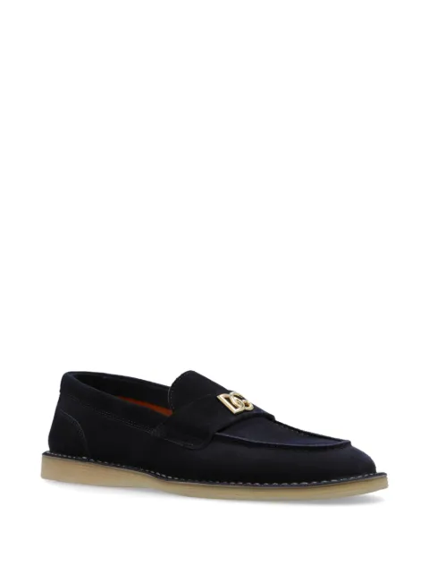 Dolce & Gabbana logo-plaque loafers CP0182AS707 - 1