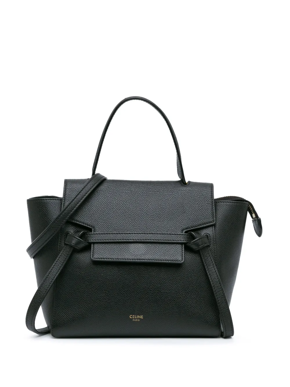 Céline Pre-Owned 2000-2023 ピコ グレインカーフスキン ベルトバッグ サッチェル - ブラック Céline Pre-Owned 2000-2023 ピコ グレインカーフスキン ベルトバッグ サッチェル - ブラック