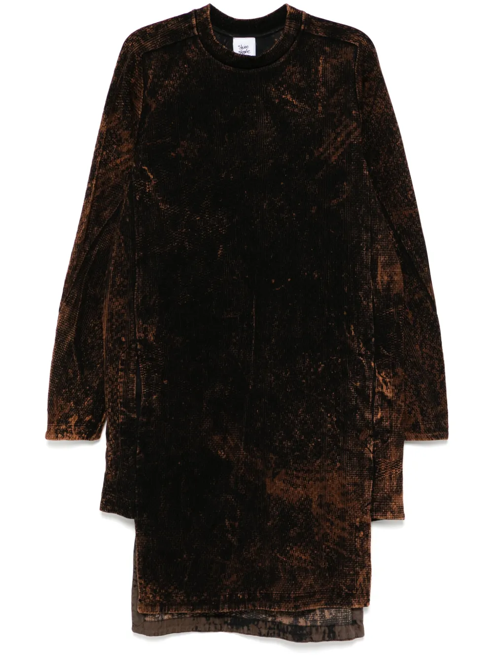 Stain Shade cotton sweatshirt | Brown | Image 1