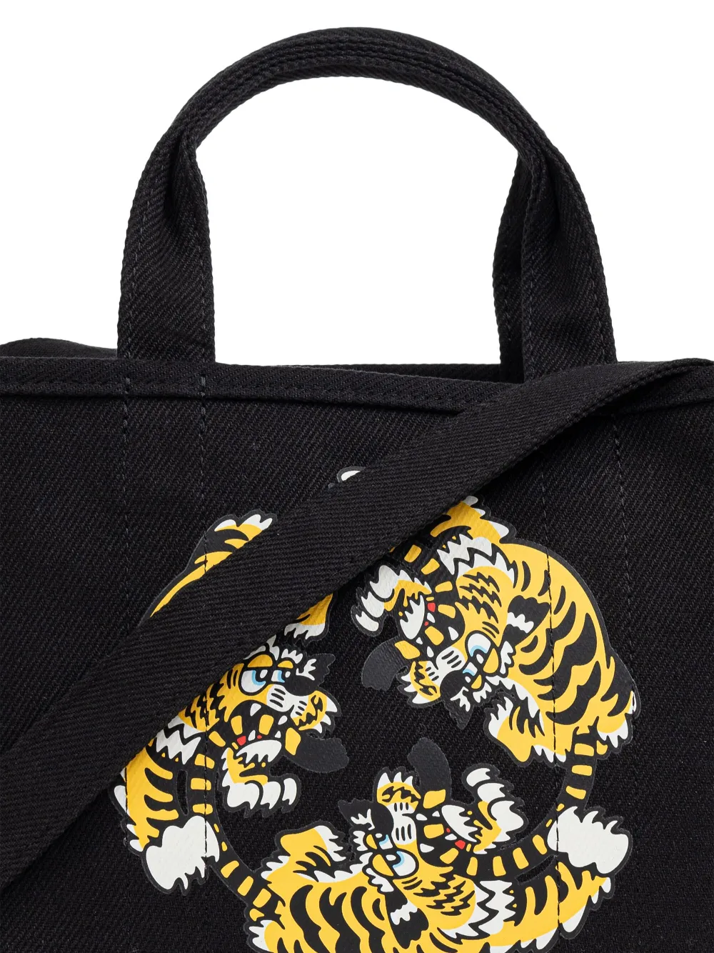 Kenzo Verdy Market Tote Bag In Black