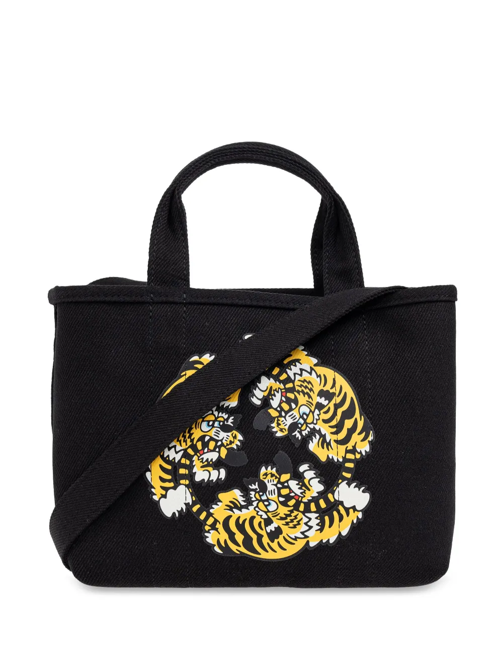 Kenzo Verdy Market Tote Bag In Black