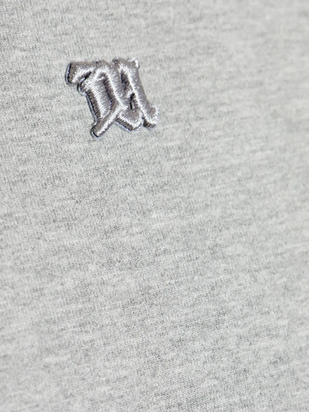 MISBHV Katoenen T-shirt met geborduurd logo Grijs